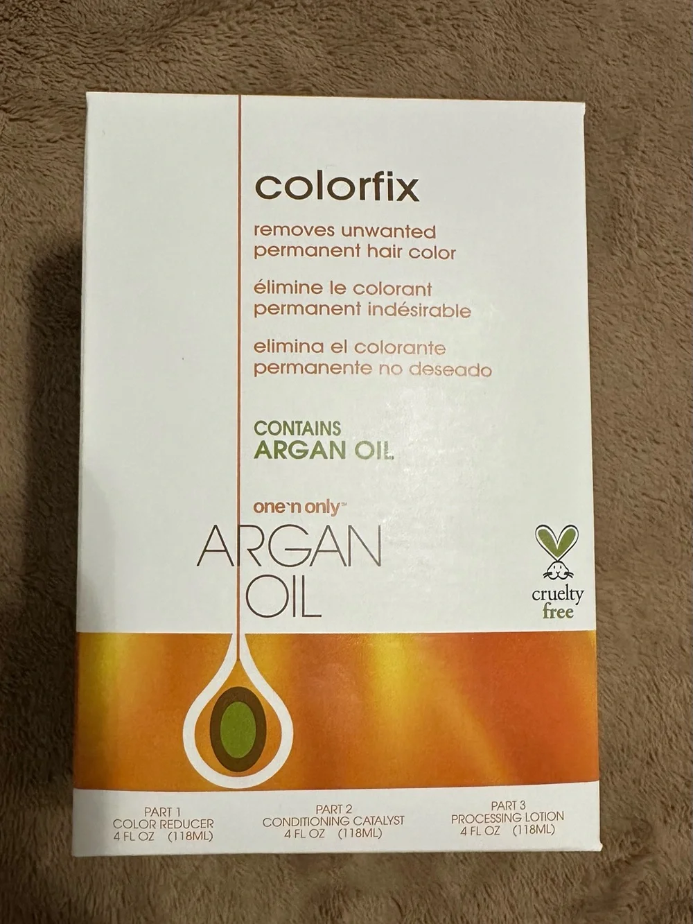 Colorfix Permanent Hair Color Remover with Argan Oil